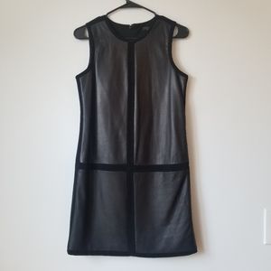 Preloved Rag and Bone Black Leather Dress